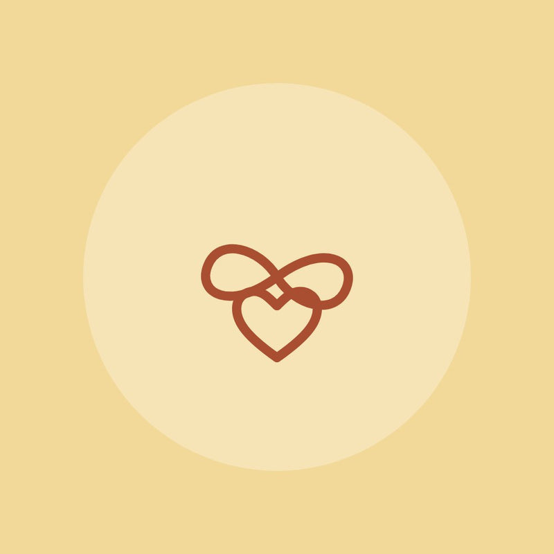 Infinity heart illustration