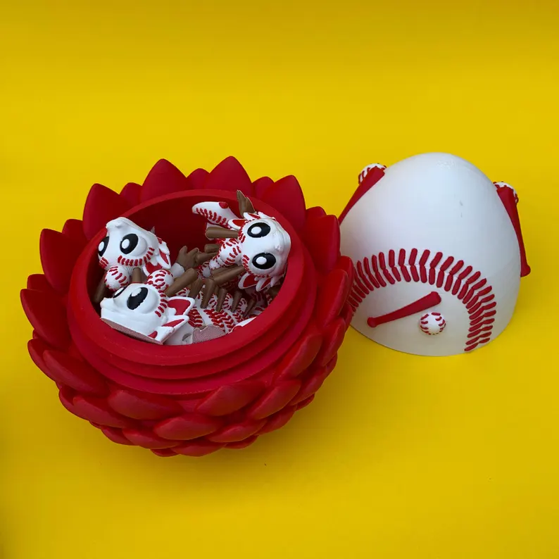 Flexi Baseball Dragon & Egg