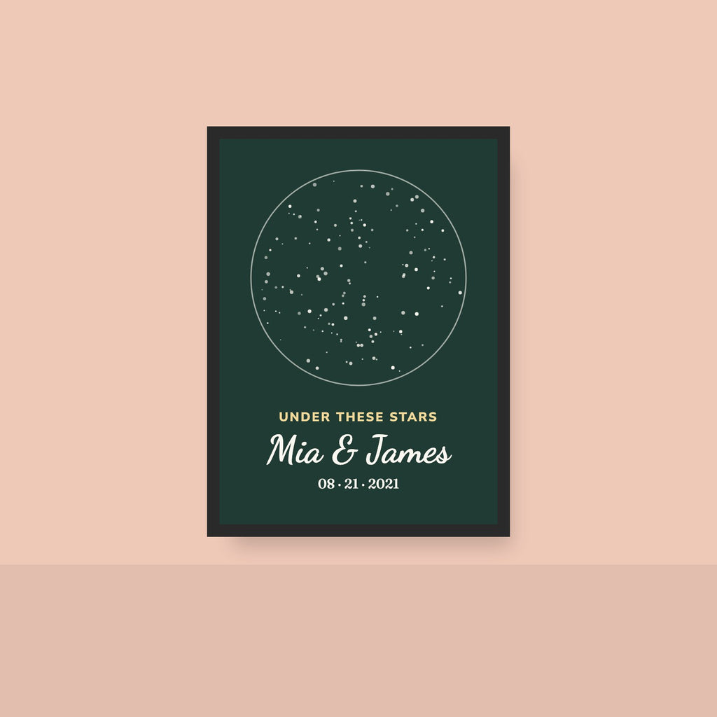 Custom Night Sky Anniversary Print