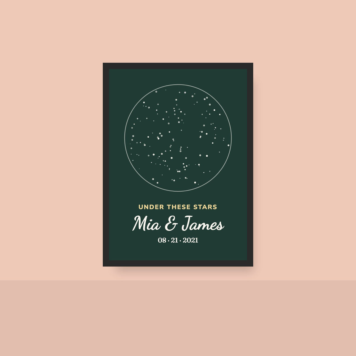 Custom Night Sky Anniversary Print
