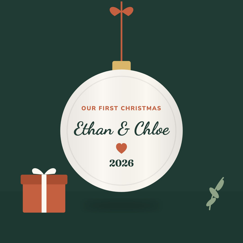 Our First Christmas Together Ornament gift