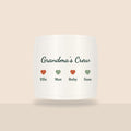 "Grandma's Crew" Custom Names Pillow