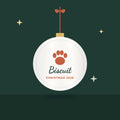 Pet Name Paw Print Ornament