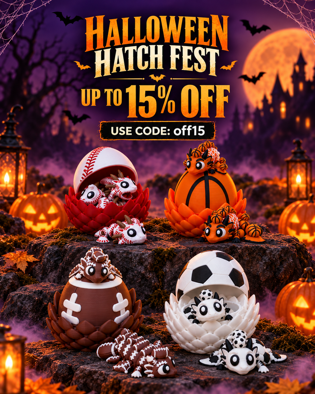 Halloween Hatch Fest — up to 15% off with code off15